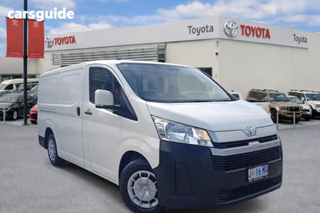 White 2021 Toyota HiAce Van Lwb Gl (Colours)