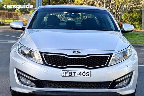 Grey 2011 Kia Optima Sedan Platinum