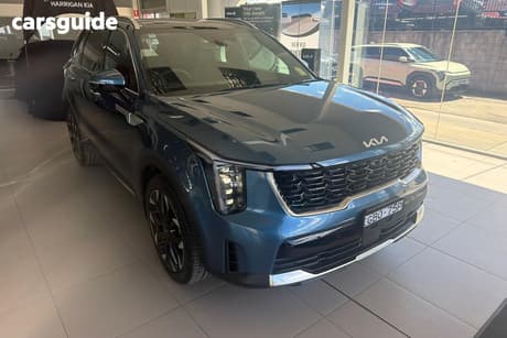 Blue 2025 Kia Sorento Wagon Gt-Line