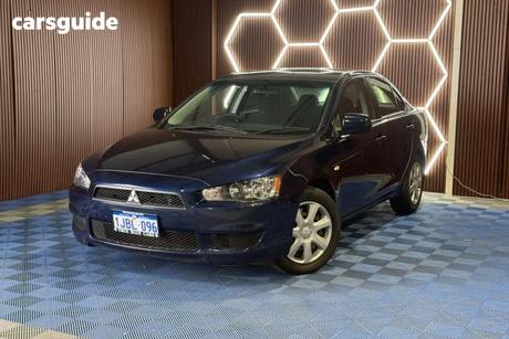 Blue 2013 Mitsubishi Lancer Sedan Es