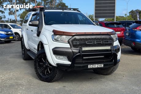 White 2018 Ford Ranger Dual Cab Pick-up Wildtrak 3.2 (4X4)