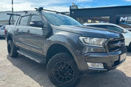 Grey 2017 Ford Ranger Dual Cab Pick-up Wildtrak 3.2 (4X4)