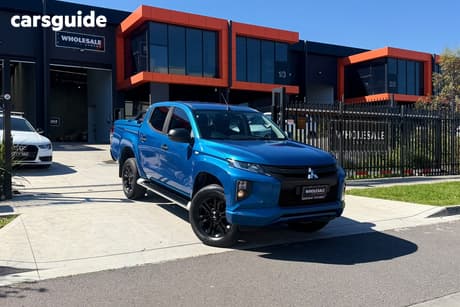 Blue 2019 Mitsubishi Triton Double Cab Pick Up Glx Plus (4X4)
