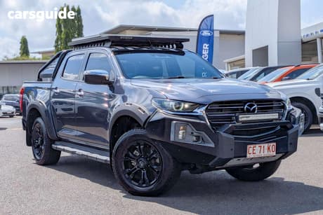 Grey 2021 Mazda BT-50 Dual Cab Pick-up Thunder (4X4)