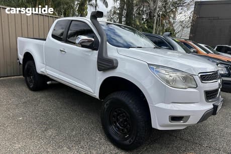 White 2012 Holden Colorado Space Cab Pickup Ltz (4X4)