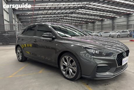 Grey 2021 Hyundai I30 Hatchback N Line Premium