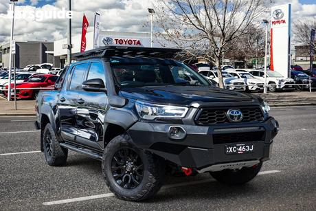 Black 2022 Toyota Hilux Double Cab Pick Up Rugged X (4X4)