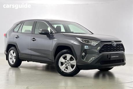 Silver 2021 Toyota RAV4 Wagon Gx (Awd) Hybrid