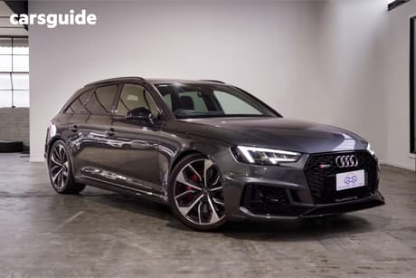 Grey 2019 Audi RS4 Wagon Avant Quattro