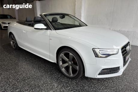 White 2016 Audi A5 Cabriolet 1.8 Tfsi