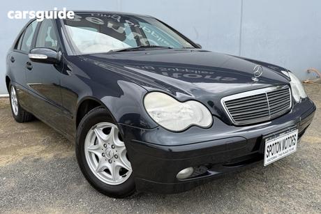 Grey 2002 Mercedes-Benz C180 Sedan KOMPRESSOR CLASSIC