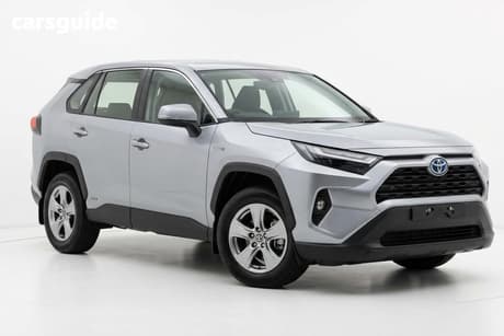 Silver 2022 Toyota RAV4 Wagon Gx (Awd) Hybrid
