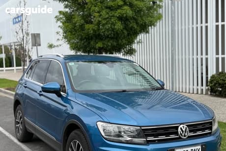 Blue 2018 Volkswagen Tiguan Wagon 132 Tsi Comfortline