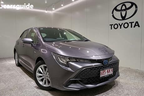 Silver 2025 Toyota Corolla Hatchback Ascent Sport Hybrid