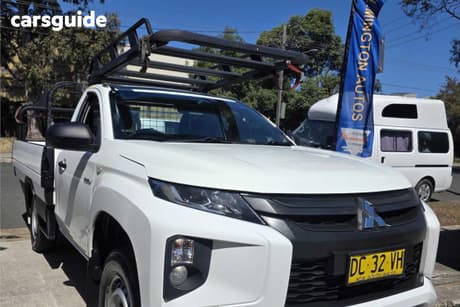White 2021 Mitsubishi Triton Cab Chassis Glx (4X2)