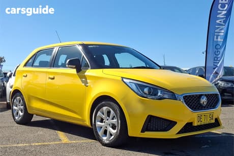 Yellow 2021 MG MG3 Hatchback Core