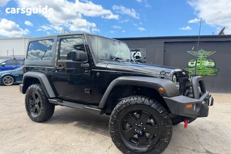 Black 2016 Jeep Wrangler Softtop Sport (4X4)