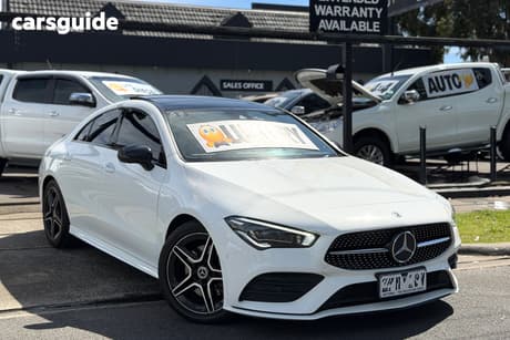 White 2019 Mercedes-Benz CLA200 Coupe 200