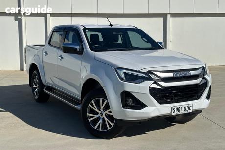 White 2024 Isuzu D-MAX Crew Cab Utility Ls-U (4X4)