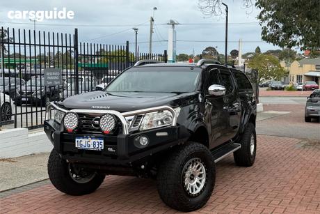 Black 2015 Nissan Navara Dual Cab Utility St-X (4X4)