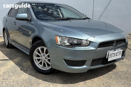 Blue 2010 Mitsubishi Lancer Sedan ACTIV