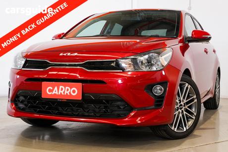 Red 2021 Kia RIO Hatchback Sx