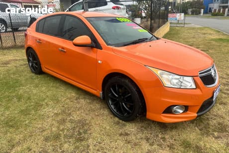 Orange 2013 Holden Cruze Hatchback Sri V