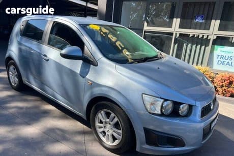 Blue 2012 Holden Barina Hatchback