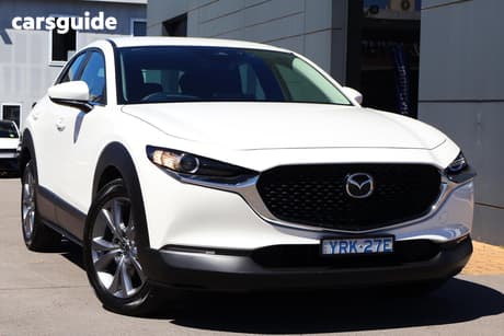 White 2024 Mazda CX-30 Wagon G20 Evolve (Fwd)