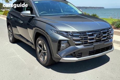 Grey 2026 Hyundai Tucson Wagon Elite Hybrid (Fwd)