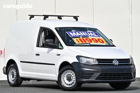 White 2016 Volkswagen Caddy Commercial TSI160 RUNNER F