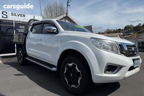 White 2015 Nissan Navara Dual Cab Utility St (4X4)