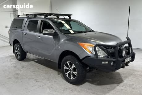 Grey 2013 Mazda BT-50 Dual Cab Utility Xtr (4X4)