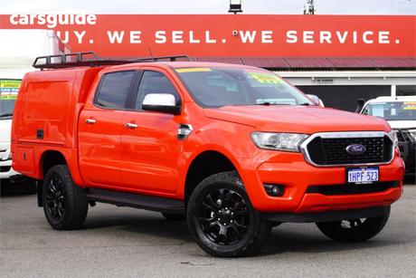 Red 2022 Ford Ranger Double Cab Chassis Xlt 2.0 (4X4)