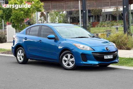 Blue 2013 Mazda 3 Sedan Neo
