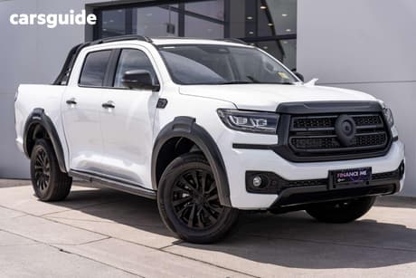 White 2026 GWM Cannon Dual Cab Utility Vanta (4X4)