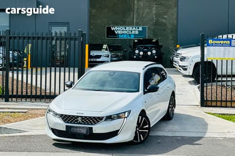 White 2019 Peugeot 508 Sportswagon Gt