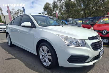 White 2015 Holden Cruze Sedan Cdx