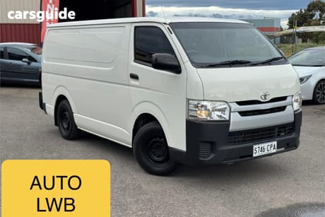 White 2016 Toyota HiAce Van Lwb