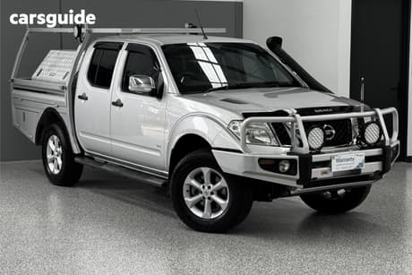 Silver 2012 Nissan Navara Dual Cab Pick-up St-X (4X4)