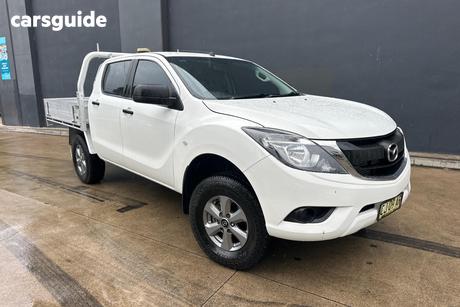 White 2016 Mazda BT-50 Dual Cab Utility Xt (4X2)