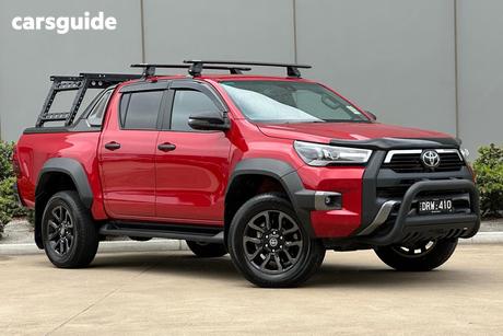 Red 2025 Toyota Hilux Double Cab Pick Up Rogue 48V (4X4)
