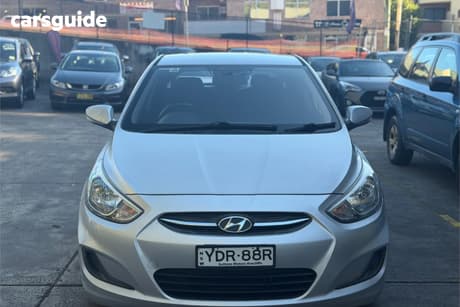 Silver 2016 Hyundai Accent Hatchback Active