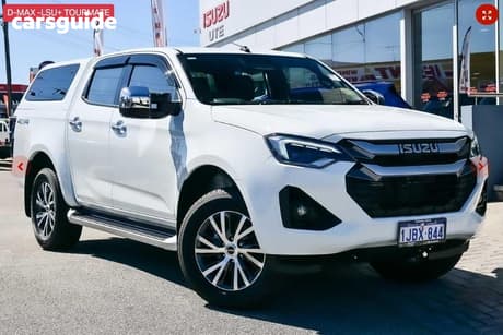 White 2025 Isuzu D-MAX Crew Cab Utility Ls-U+ (4X4)