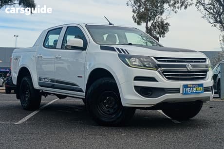 White 2017 Holden Colorado Crew Cab Pickup Ls (4X4)