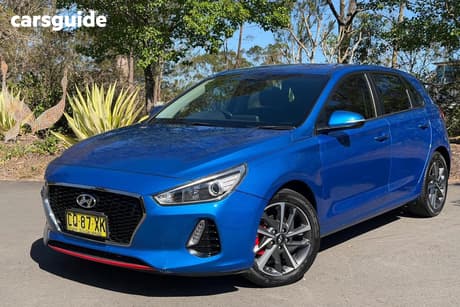 Blue 2018 Hyundai I30 Hatchback Active 1.6 Crdi