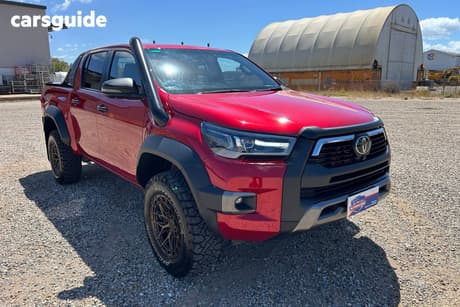 Red 2024 Toyota Hilux Double Cab Pick Up Rogue 48V (4X4)