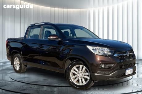 Red 2019 Ssangyong Musso Dual Cab Utility Elx