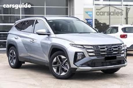 Silver 2026 Hyundai Tucson Wagon Elite Hybrid (Awd)