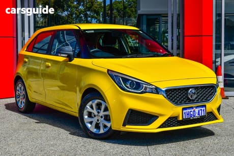 Yellow 2021 MG MG3 Hatchback Core